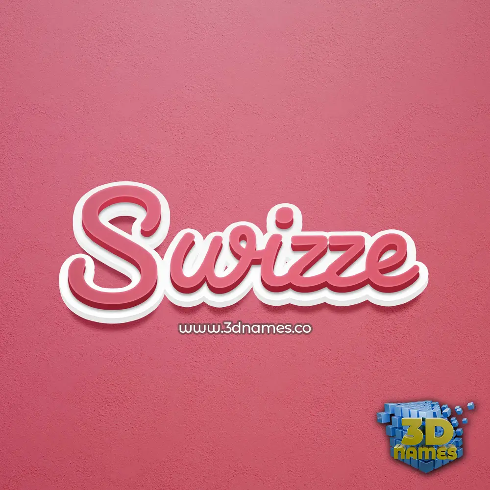 swizze in Red Scribble style - 3D name wallpaper swizze in Red Scribble style - 3D name wallpaper