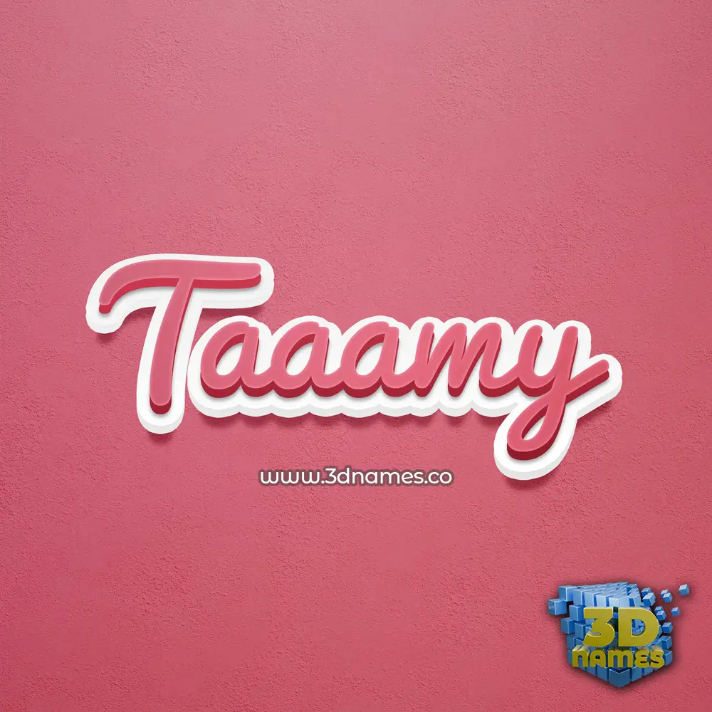 taaamy in Red Scribble style - 3D name wallpaper taaamy in Red Scribble style - 3D name wallpaper