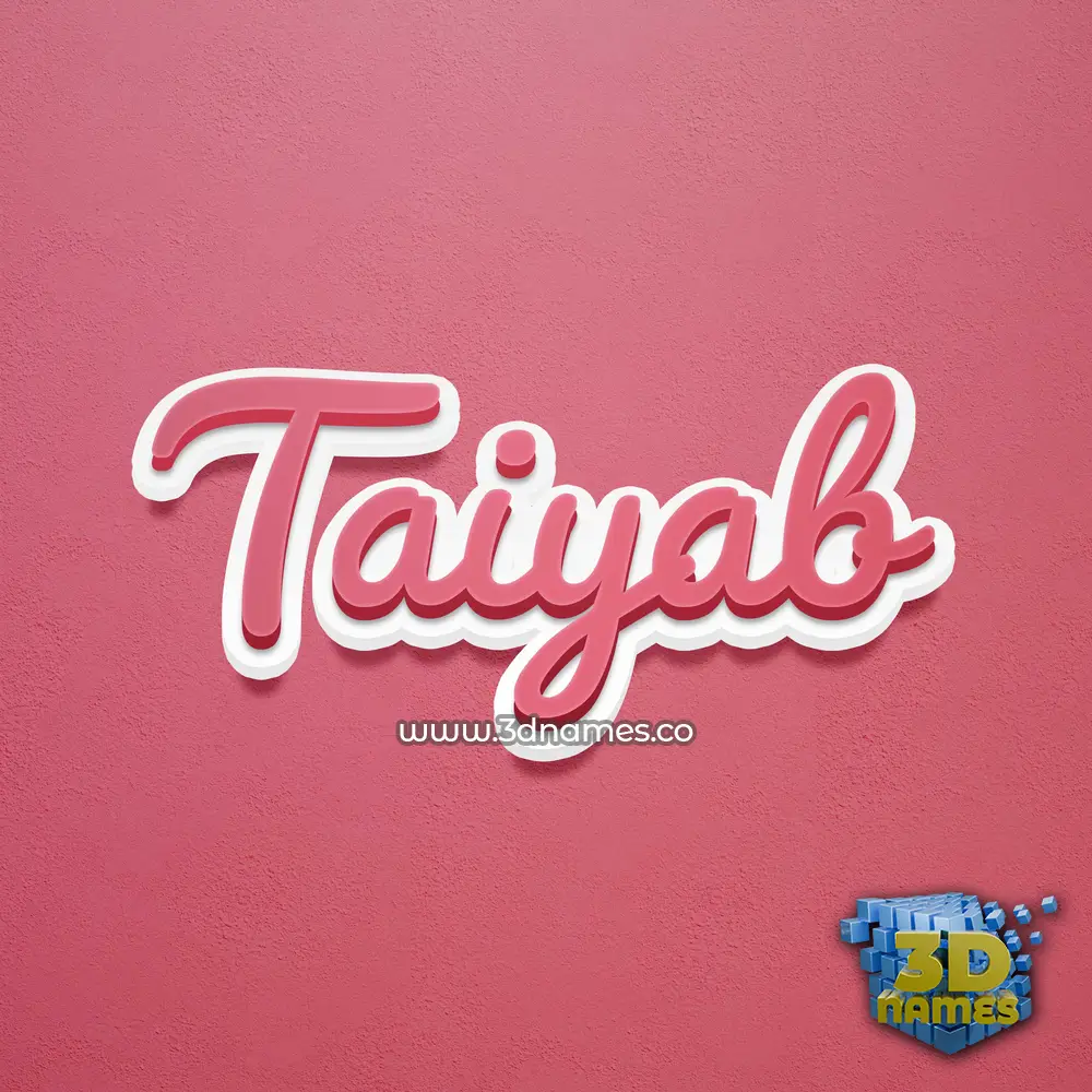 taiyab in Red Scribble style - 3D name wallpaper taiyab in Red Scribble style - 3D name wallpaper