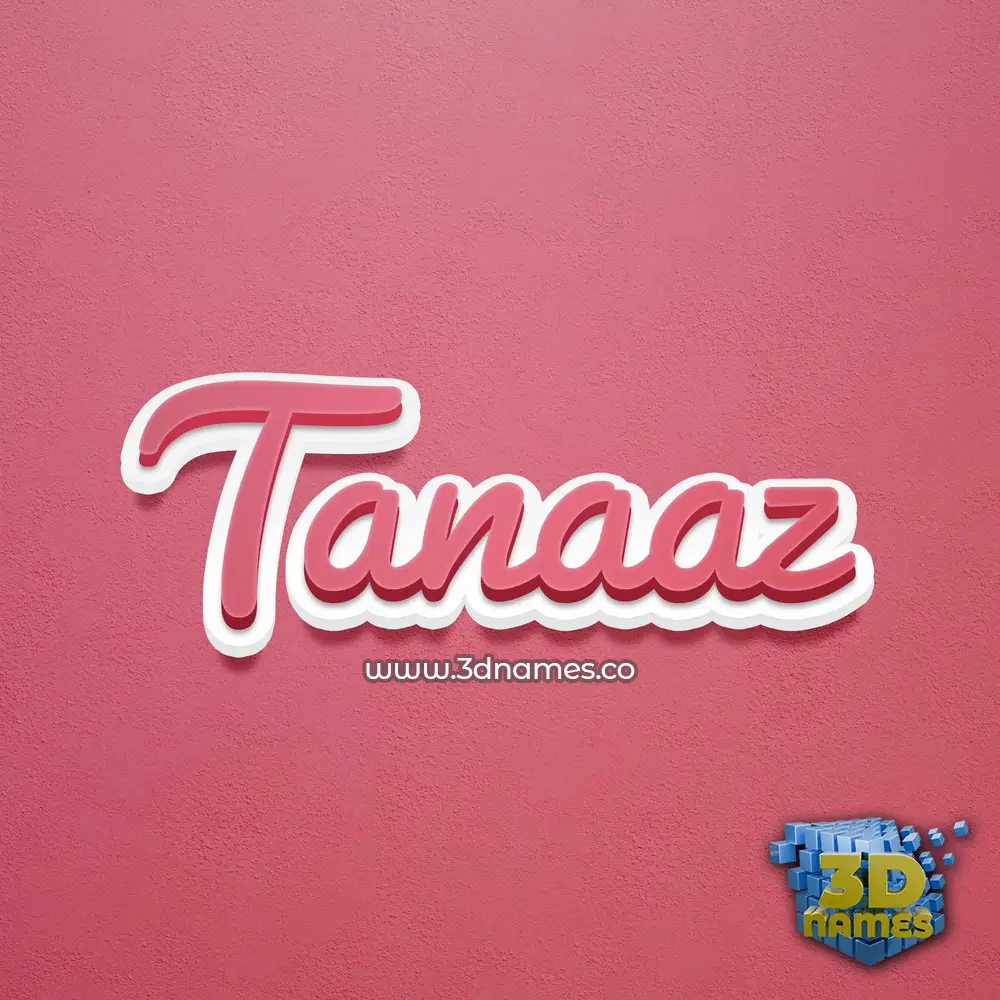 tanaaz in Red Scribble style - 3D name wallpaper tanaaz in Red Scribble style - 3D name wallpaper