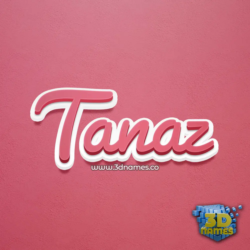 tanaz in Red Scribble style - 3D name wallpaper tanaz in Red Scribble style - 3D name wallpaper