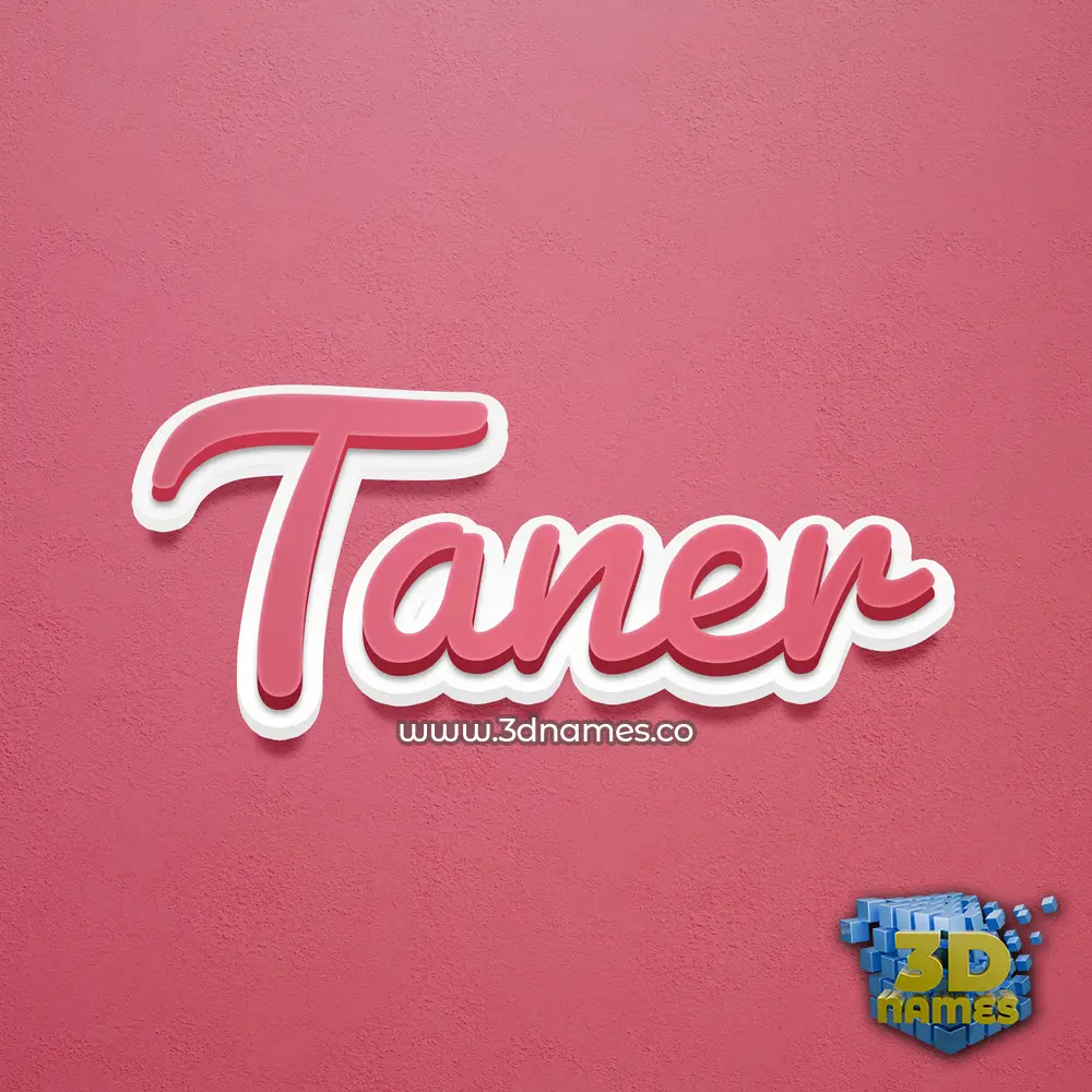 taner in Red Scribble style - 3D name wallpaper taner in Red Scribble style - 3D name wallpaper