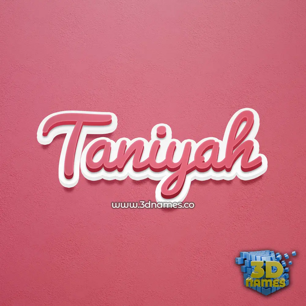 taniyah in Red Scribble style - 3D name wallpaper taniyah in Red Scribble style - 3D name wallpaper