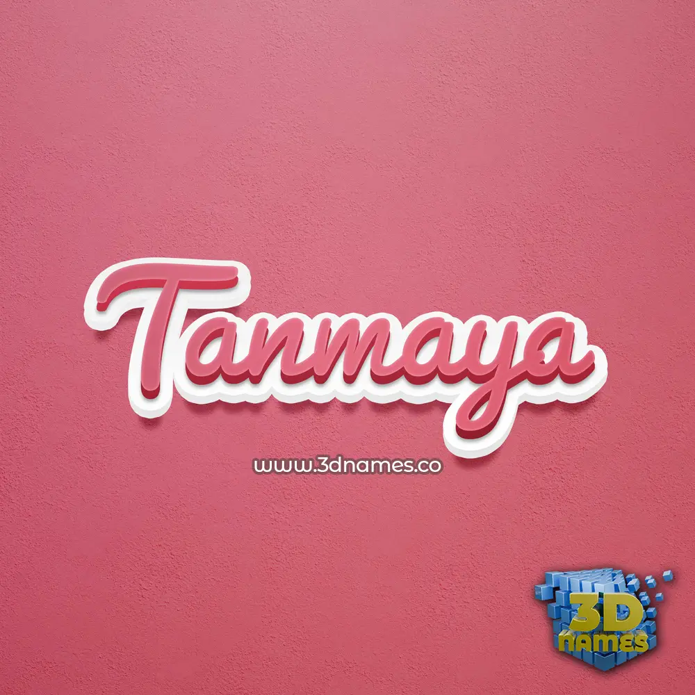 tanmaya in Red Scribble style - 3D name wallpaper tanmaya in Red Scribble style - 3D name wallpaper
