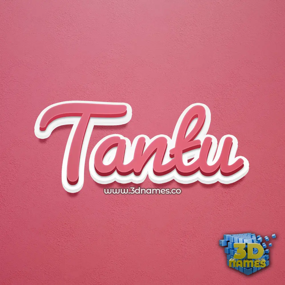 tantu in Red Scribble style - 3D name wallpaper tantu in Red Scribble style - 3D name wallpaper
