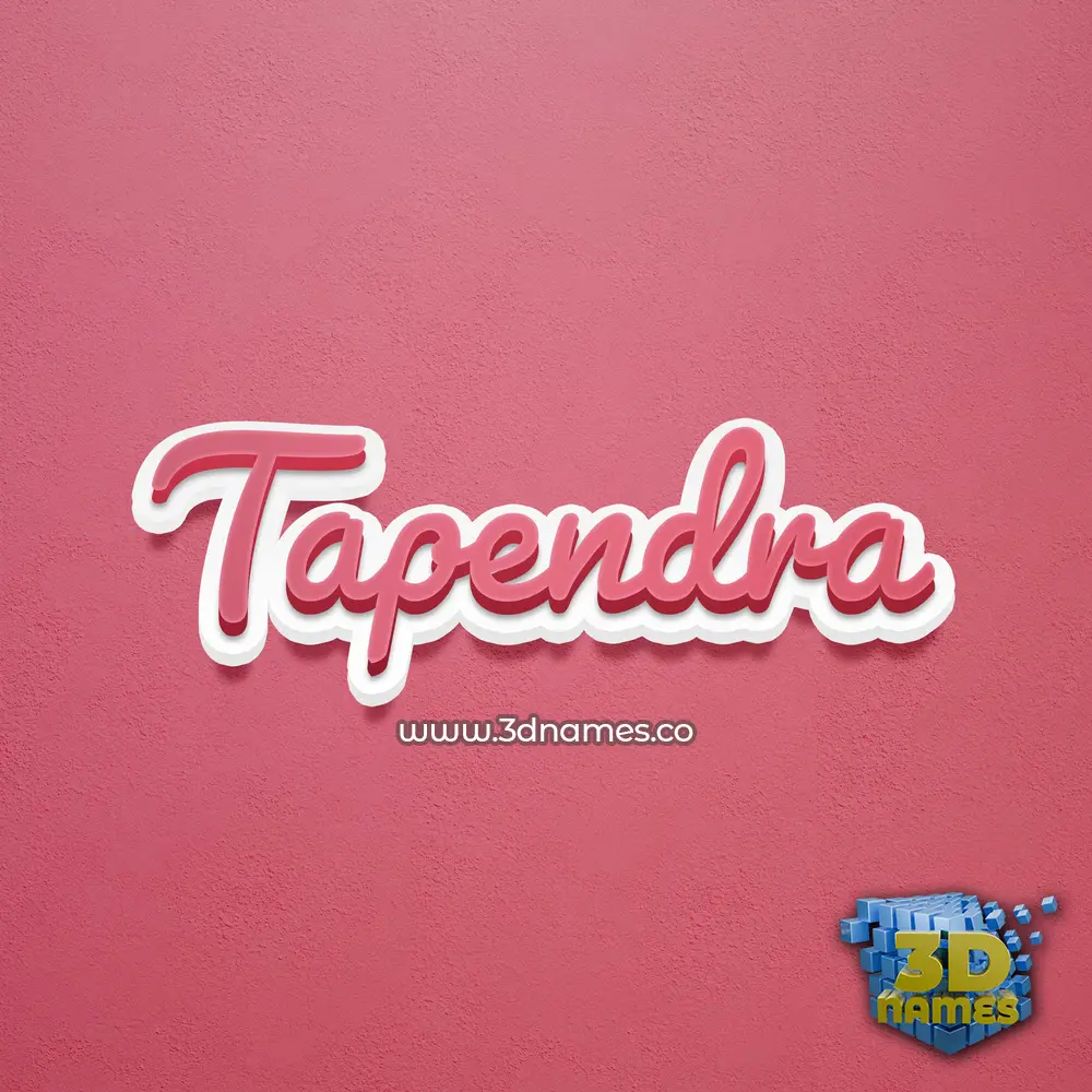 tapendra in Red Scribble style - 3D name wallpaper tapendra in Red Scribble style - 3D name wallpaper