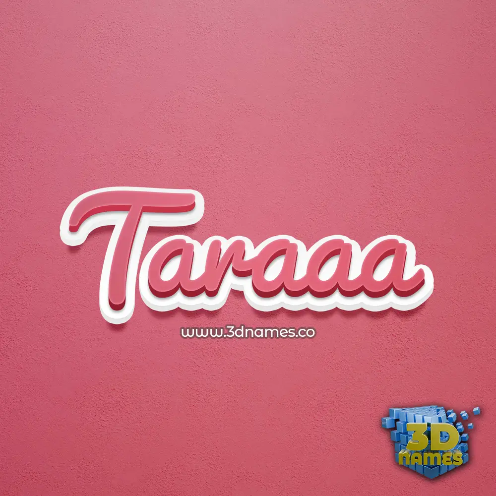 taraaa in Red Scribble style - 3D name wallpaper taraaa in Red Scribble style - 3D name wallpaper