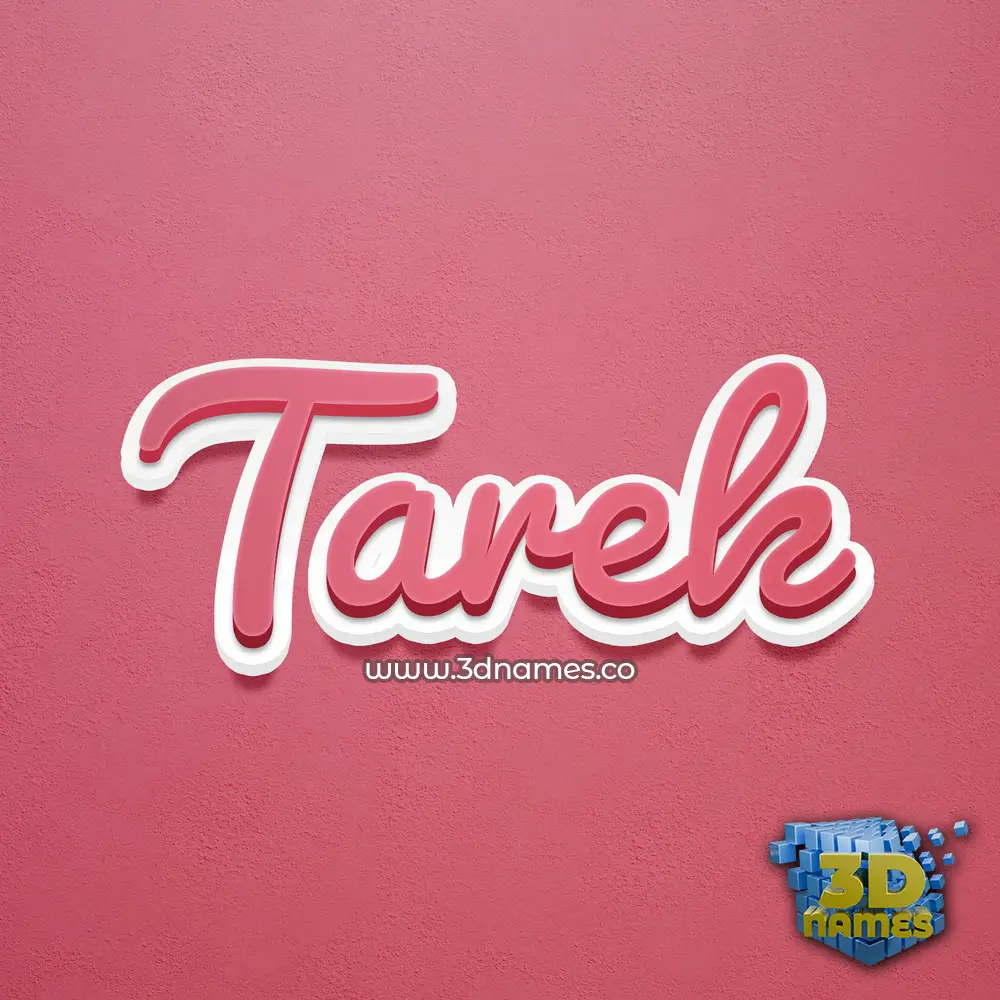 tarek in Red Scribble style - 3D name wallpaper tarek in Red Scribble style - 3D name wallpaper