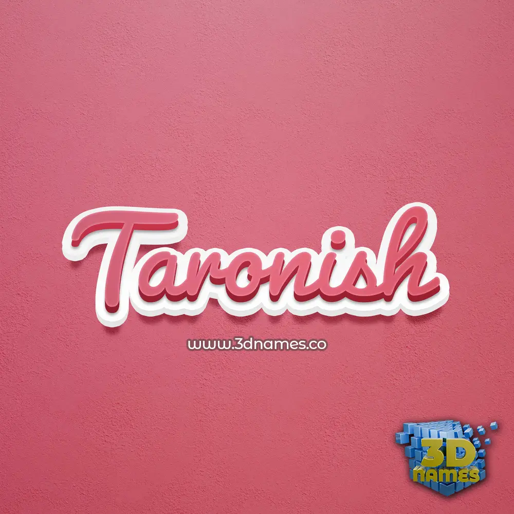 taronish in Red Scribble style - 3D name wallpaper taronish in Red Scribble style - 3D name wallpaper