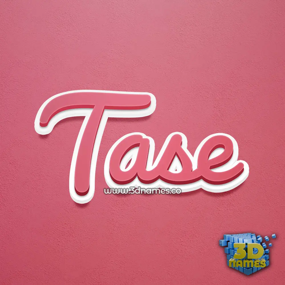tase in Red Scribble style - 3D name wallpaper tase in Red Scribble style - 3D name wallpaper