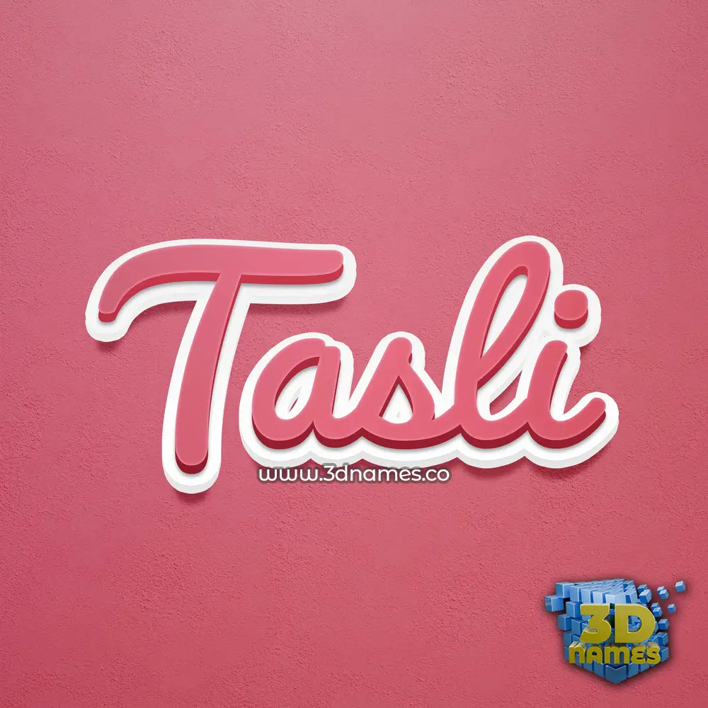 tasli in Red Scribble style - 3D name wallpaper tasli in Red Scribble style - 3D name wallpaper