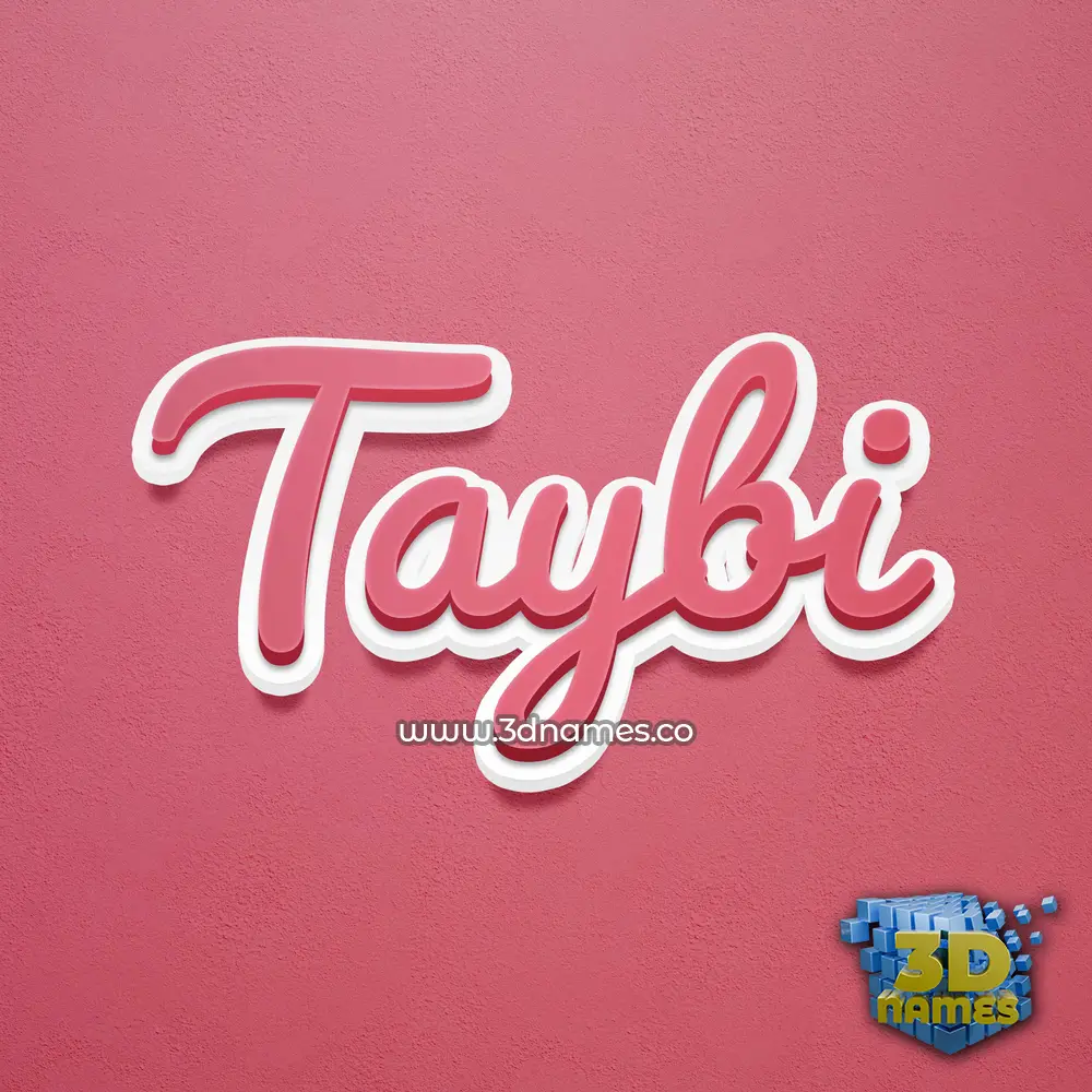 taybi in Red Scribble style - 3D name wallpaper taybi in Red Scribble style - 3D name wallpaper