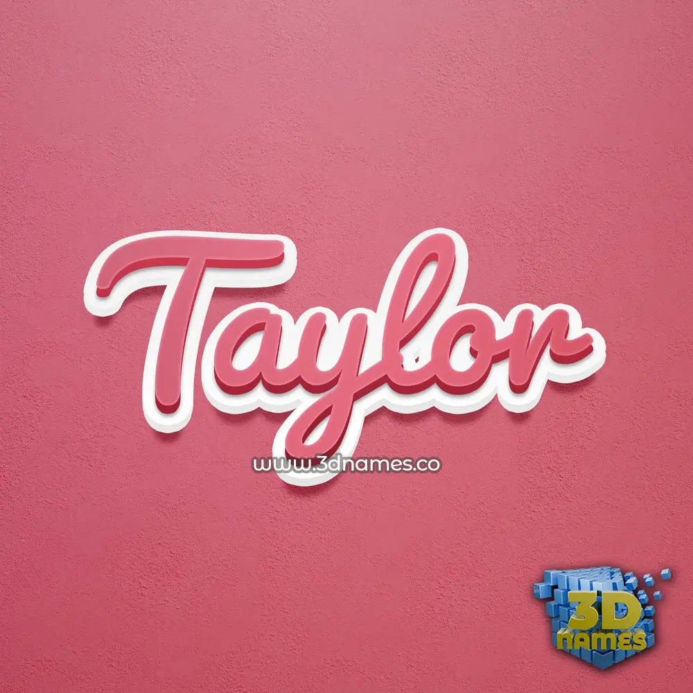 taylor in Red Scribble style - 3D name wallpaper taylor in Red Scribble style - 3D name wallpaper