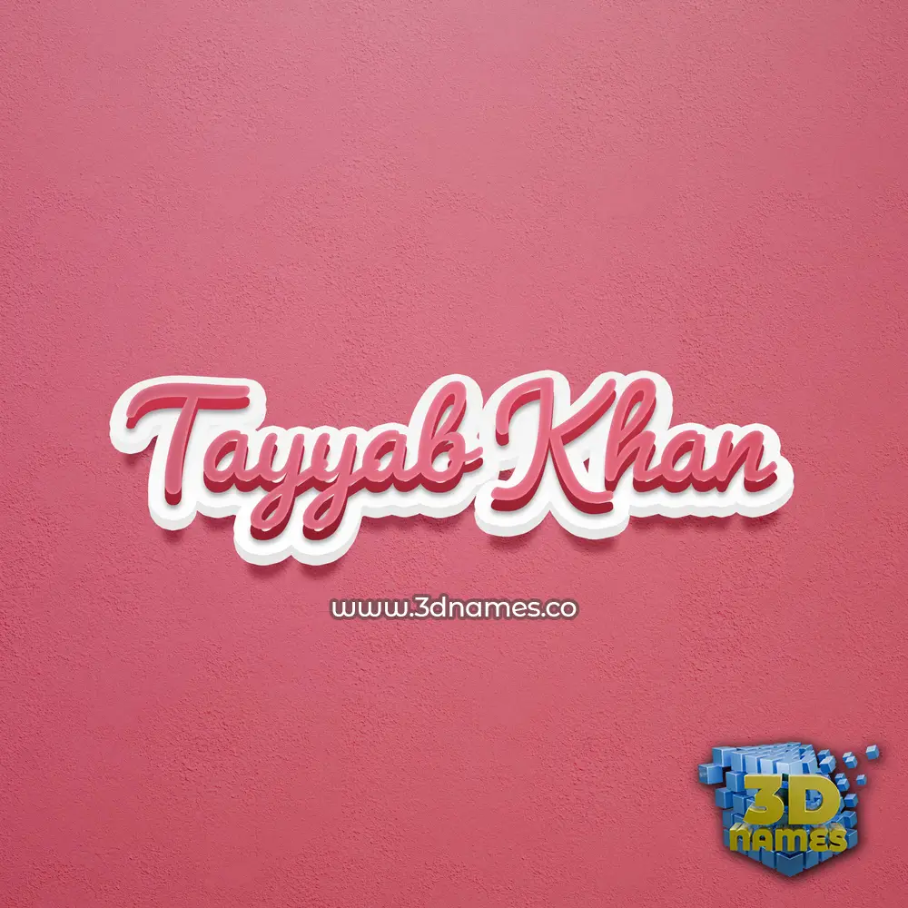 tayyab khan in Red Scribble style - 3D name wallpaper tayyab khan in Red Scribble style - 3D name wallpaper