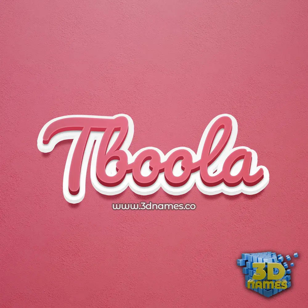 tboola in Red Scribble style - 3D name wallpaper tboola in Red Scribble style - 3D name wallpaper