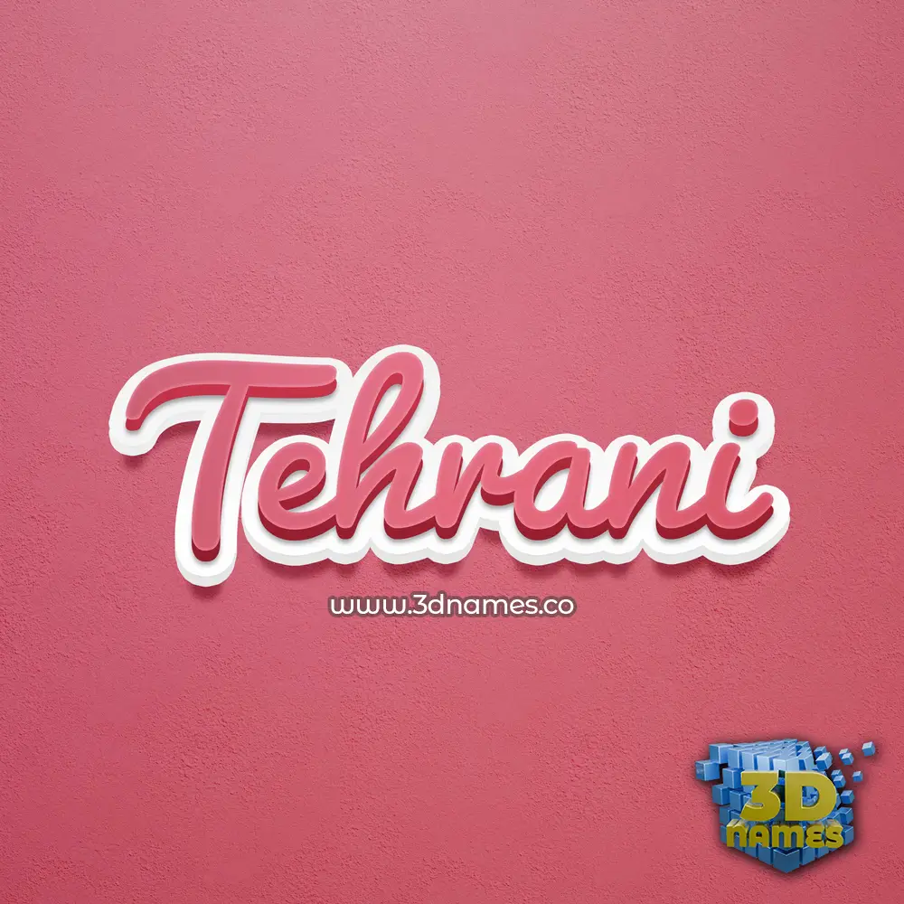 tehrani in Red Scribble style - 3D name wallpaper tehrani in Red Scribble style - 3D name wallpaper