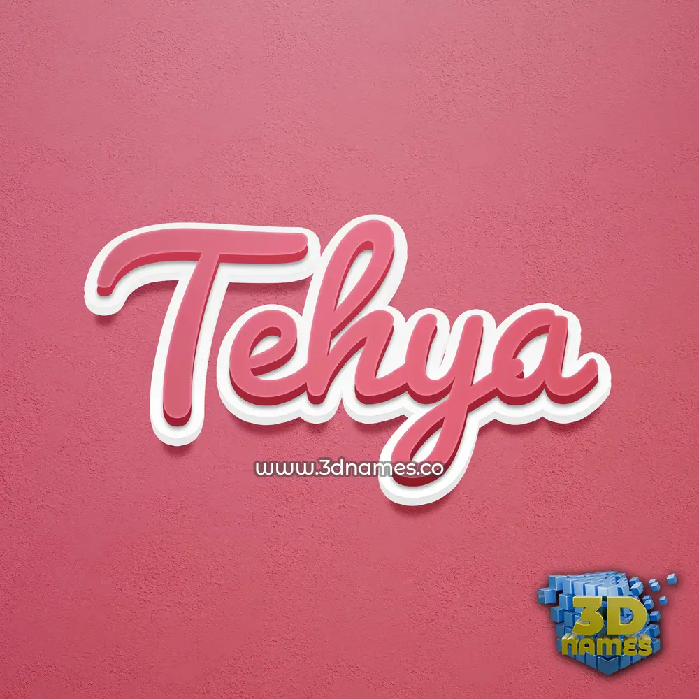 tehya in Red Scribble style - 3D name wallpaper tehya in Red Scribble style - 3D name wallpaper