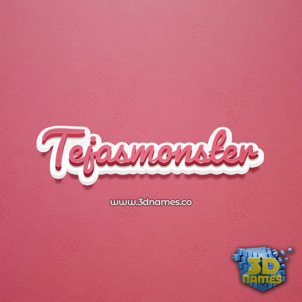 tejasmonster in Red Scribble style - 3D name wallpaper tejasmonster in Red Scribble style - 3D name wallpaper