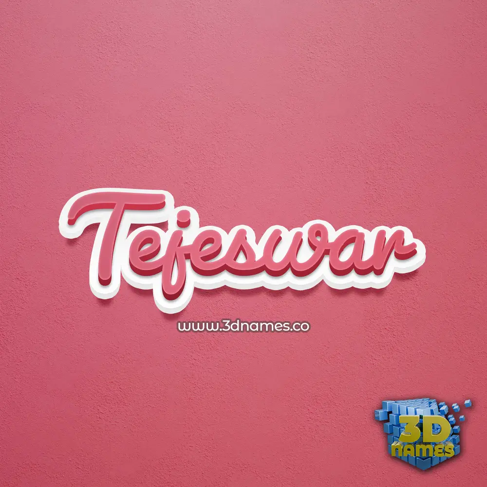 tejeswar in Red Scribble style - 3D name wallpaper tejeswar in Red Scribble style - 3D name wallpaper