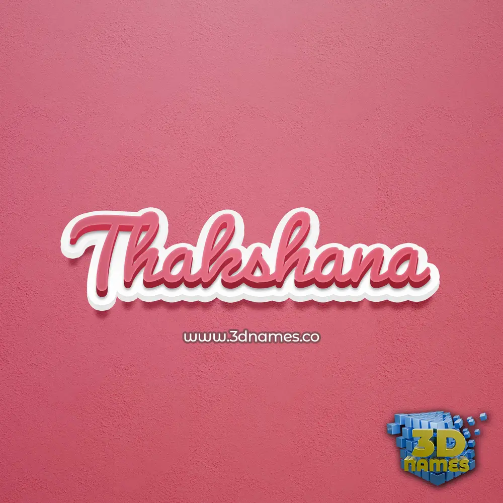 thakshana in Red Scribble style - 3D name wallpaper thakshana in Red Scribble style - 3D name wallpaper