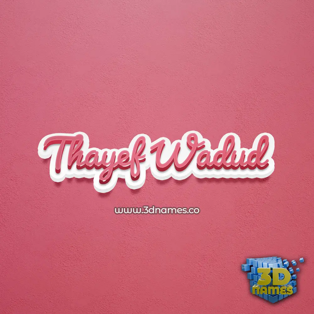 thayef wadud in Red Scribble style - 3D name wallpaper thayef wadud in Red Scribble style - 3D name wallpaper