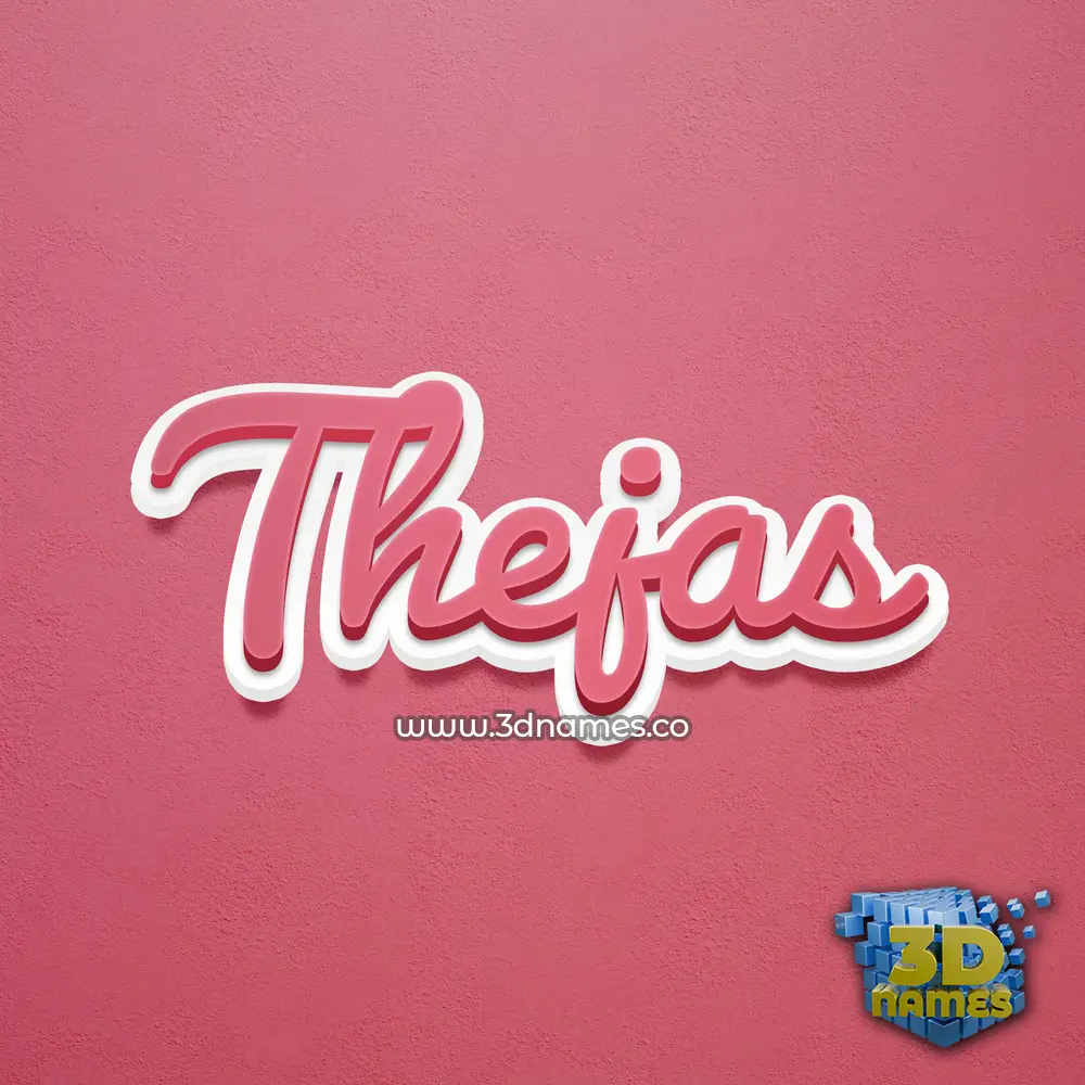 thejas in Red Scribble style - 3D name wallpaper thejas in Red Scribble style - 3D name wallpaper