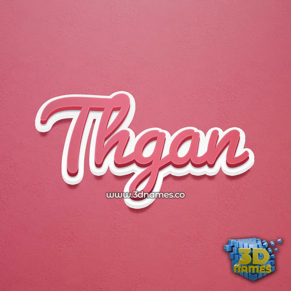thgan in Red Scribble style - 3D name wallpaper thgan in Red Scribble style - 3D name wallpaper