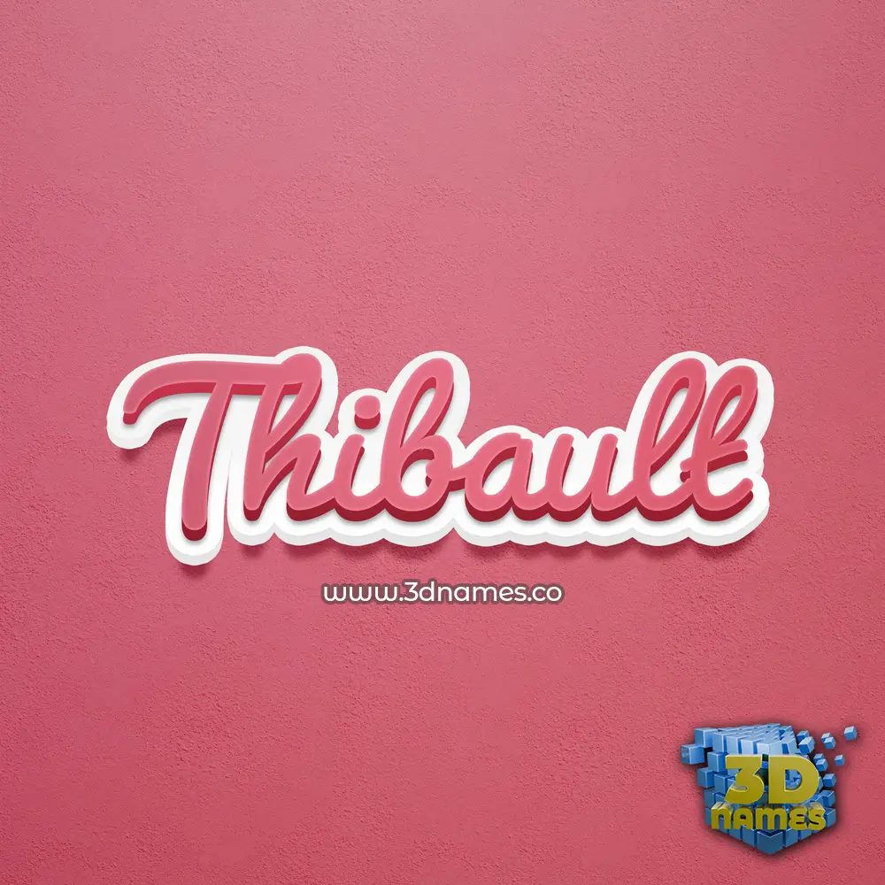 thibault in Red Scribble style - 3D name wallpaper thibault in Red Scribble style - 3D name wallpaper