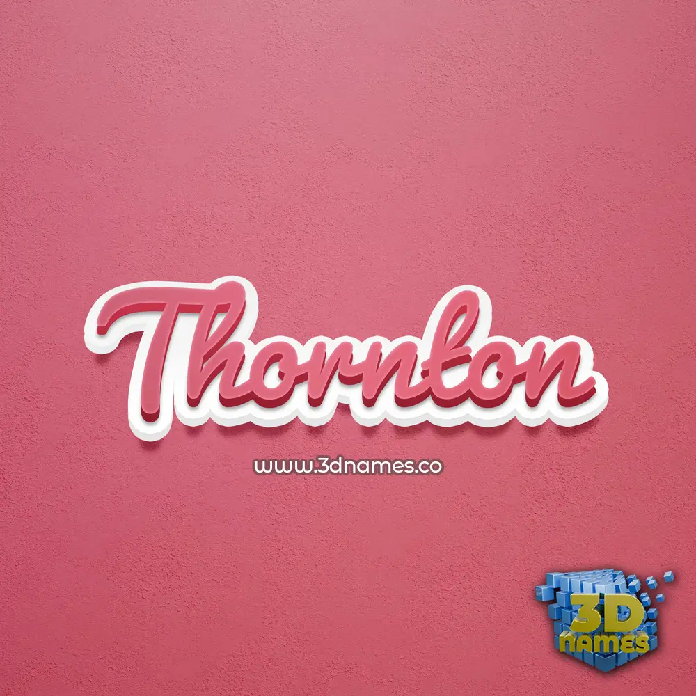 thornton in Red Scribble style - 3D name wallpaper thornton in Red Scribble style - 3D name wallpaper