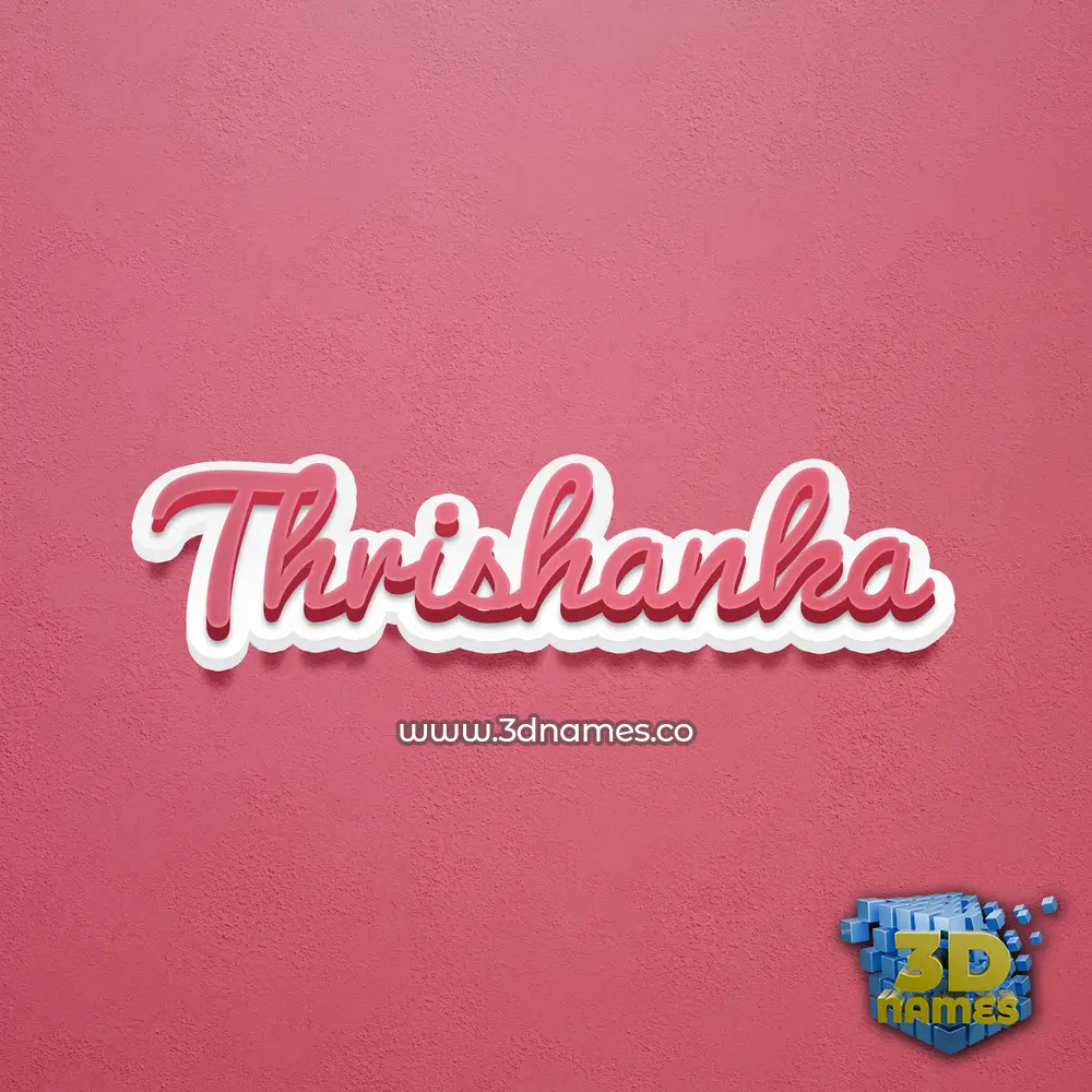 thrishanka in Red Scribble style - 3D name wallpaper thrishanka in Red Scribble style - 3D name wallpaper