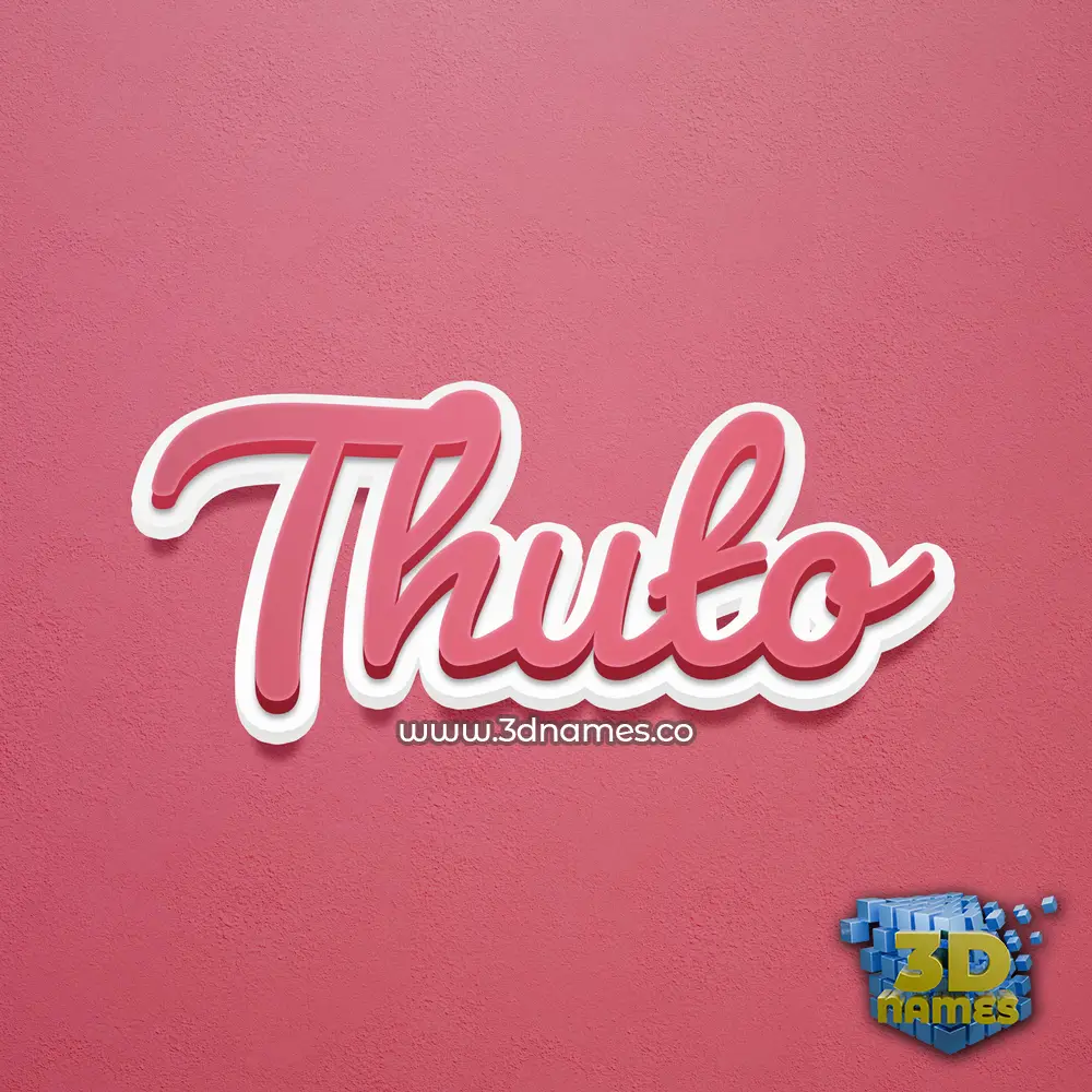 thuto in Red Scribble style - 3D name wallpaper thuto in Red Scribble style - 3D name wallpaper