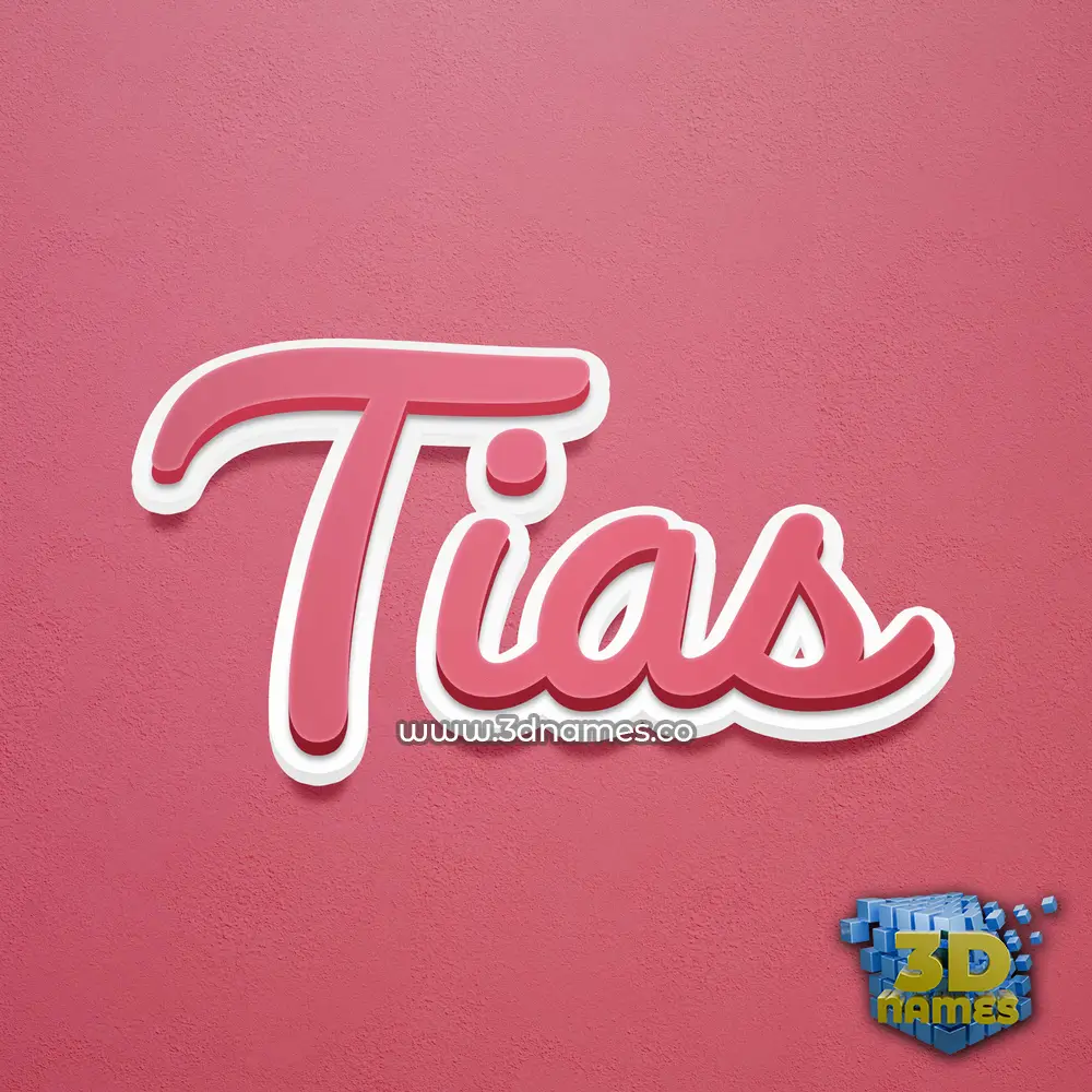 tias in Red Scribble style - 3D name wallpaper tias in Red Scribble style - 3D name wallpaper