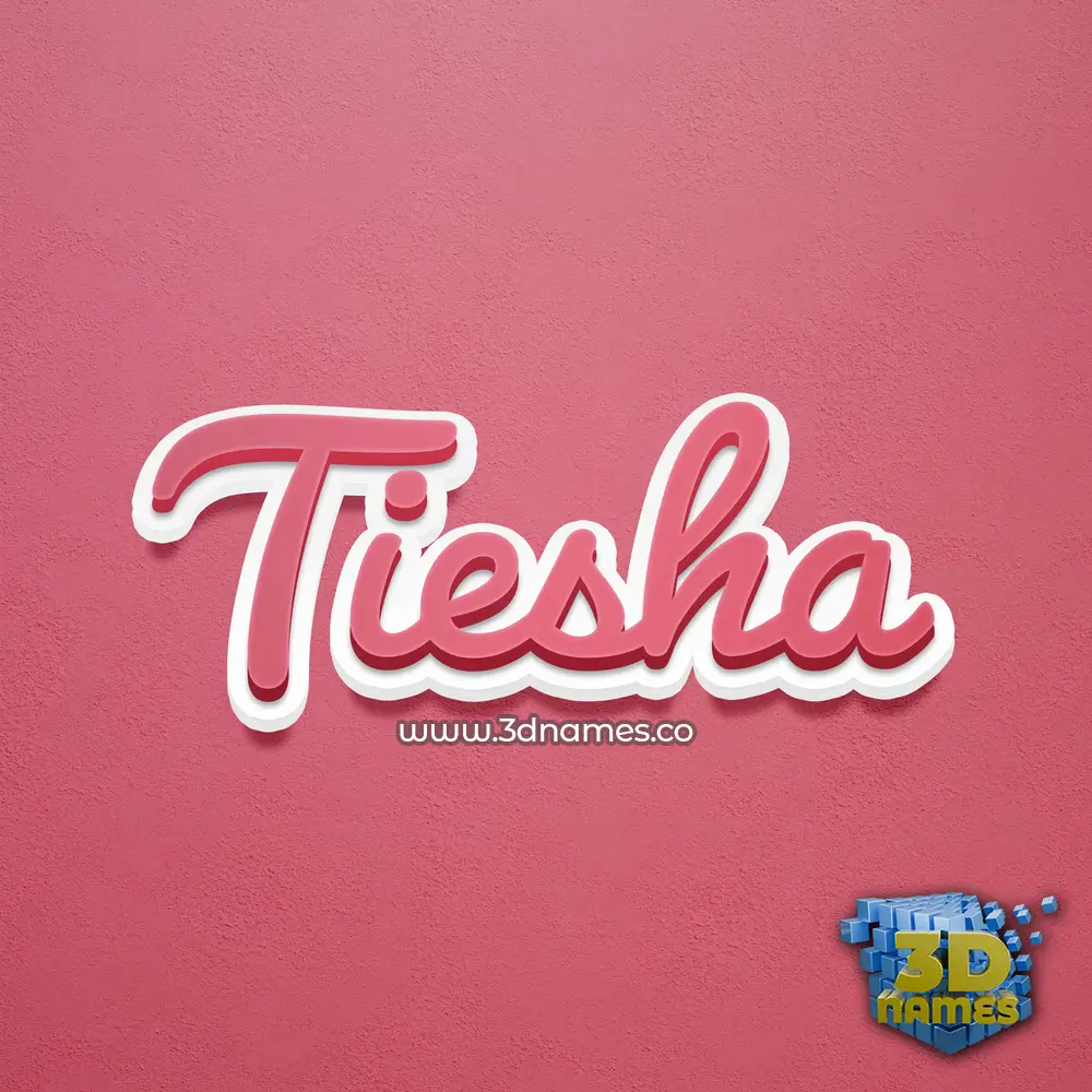 tiesha in Red Scribble style - 3D name wallpaper tiesha in Red Scribble style - 3D name wallpaper