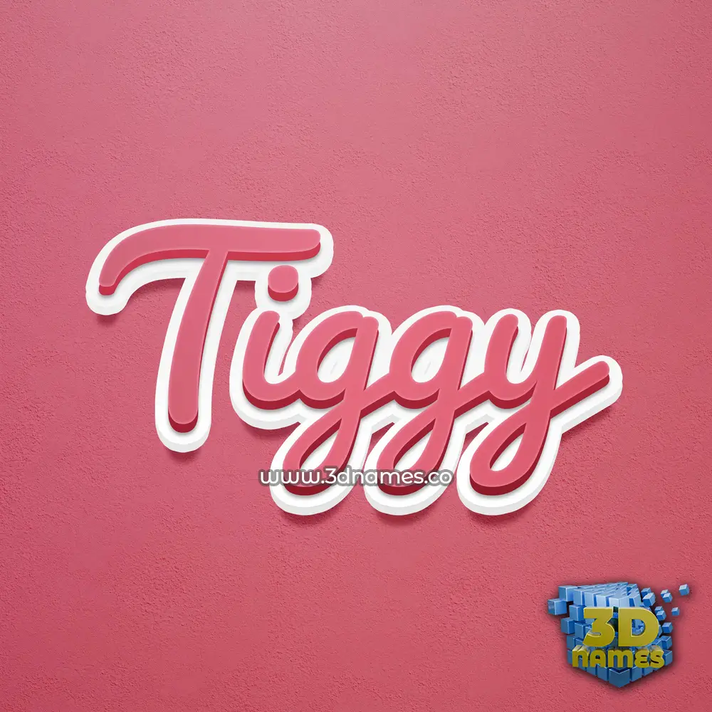 tiggy in Red Scribble style - 3D name wallpaper tiggy in Red Scribble style - 3D name wallpaper
