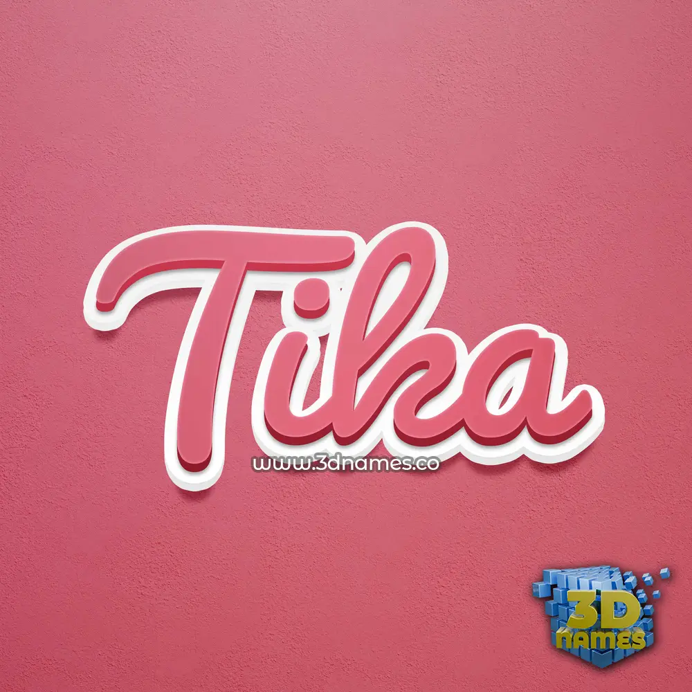 tika in Red Scribble style - 3D name wallpaper tika in Red Scribble style - 3D name wallpaper