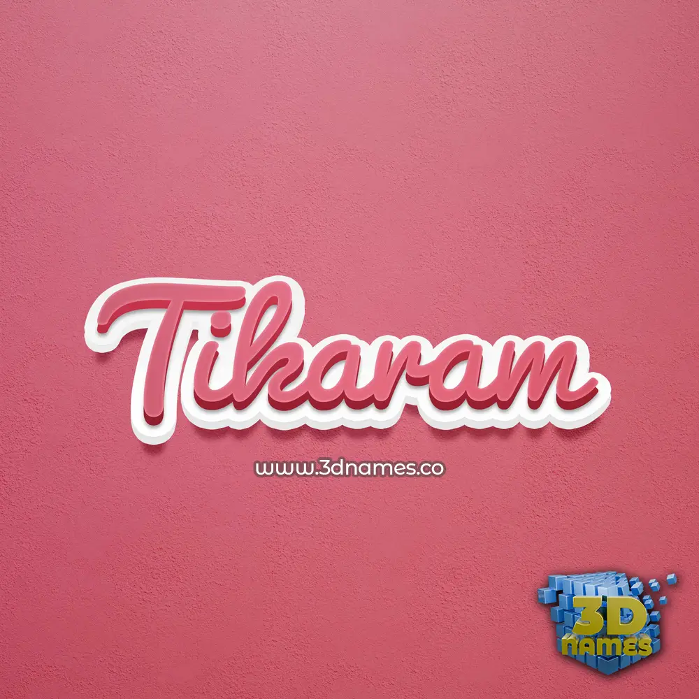 tikaram in Red Scribble style - 3D name wallpaper tikaram in Red Scribble style - 3D name wallpaper