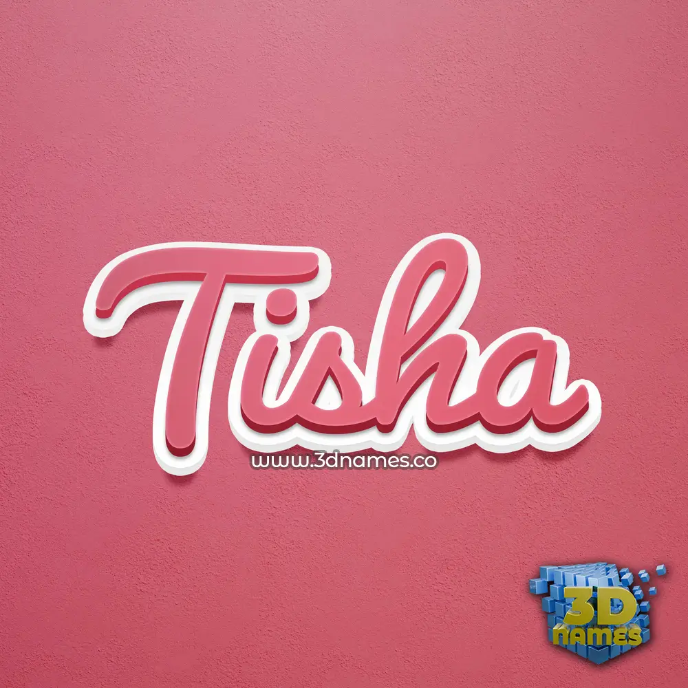 tisha in Red Scribble style - 3D name wallpaper tisha in Red Scribble style - 3D name wallpaper