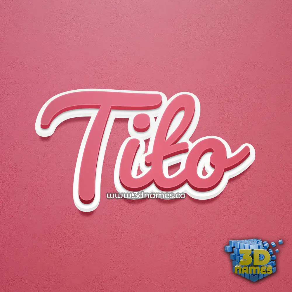 tito in Red Scribble style - 3D name wallpaper tito in Red Scribble style - 3D name wallpaper