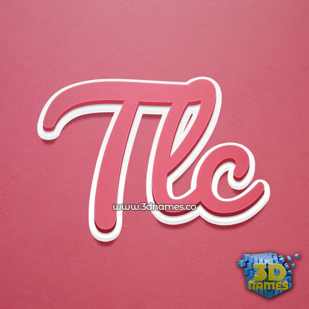 tlc in Red Scribble style - 3D name wallpaper tlc in Red Scribble style - 3D name wallpaper