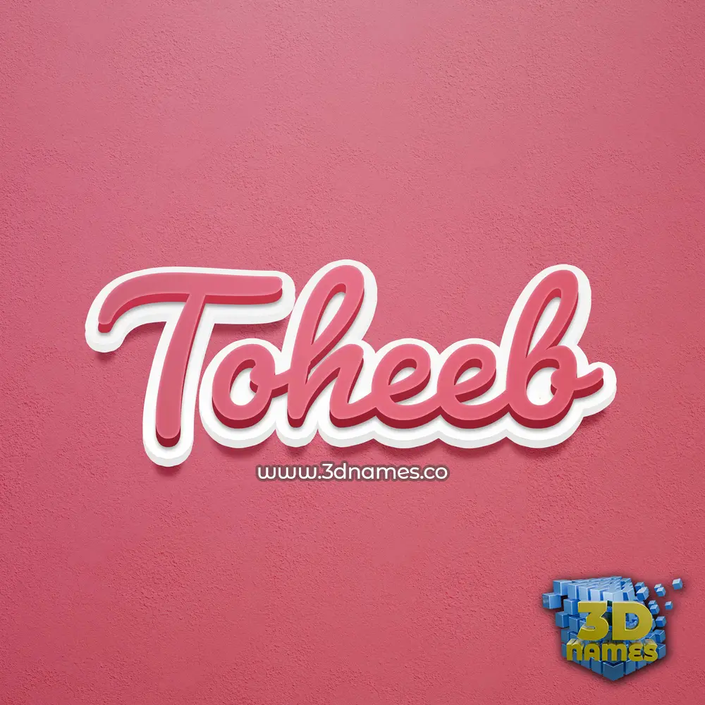 toheeb in Red Scribble style - 3D name wallpaper toheeb in Red Scribble style - 3D name wallpaper