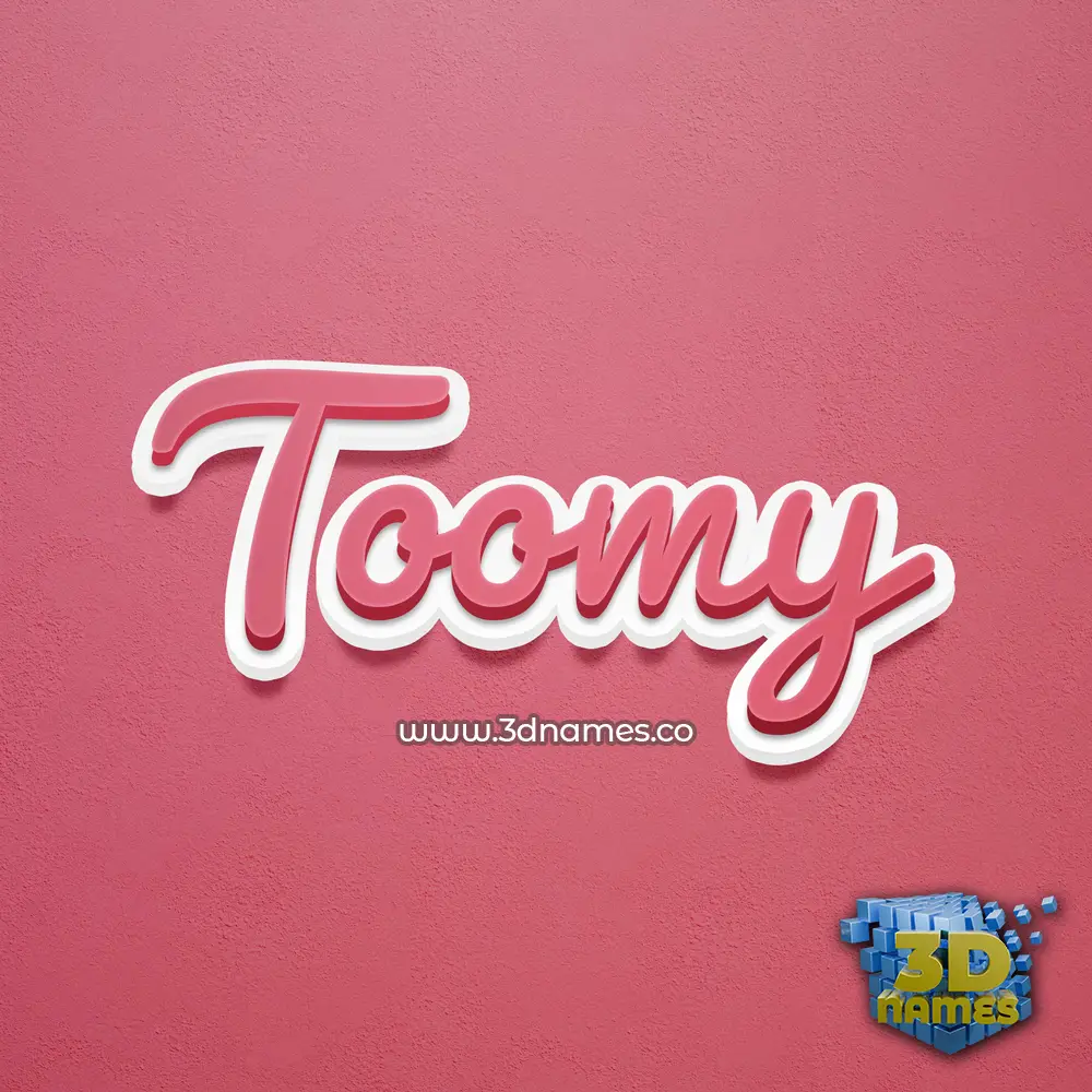 toomy in Red Scribble style - 3D name wallpaper toomy in Red Scribble style - 3D name wallpaper
