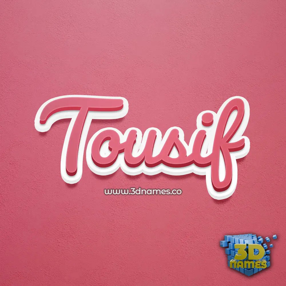tousif in Red Scribble style - 3D name wallpaper tousif in Red Scribble style - 3D name wallpaper