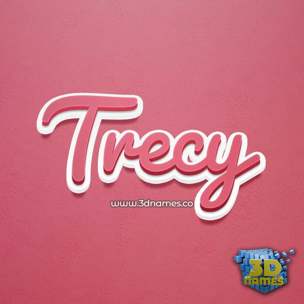 trecy in Red Scribble style - 3D name wallpaper trecy in Red Scribble style - 3D name wallpaper
