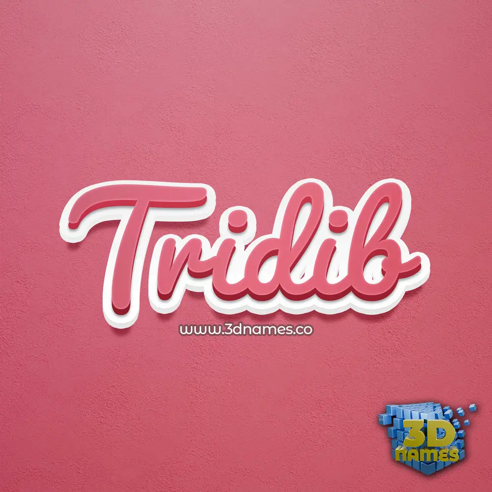tridib in Red Scribble style - 3D name wallpaper tridib in Red Scribble style - 3D name wallpaper