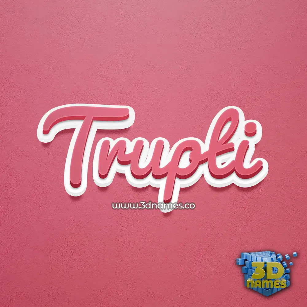 trupti in Red Scribble style - 3D name wallpaper trupti in Red Scribble style - 3D name wallpaper