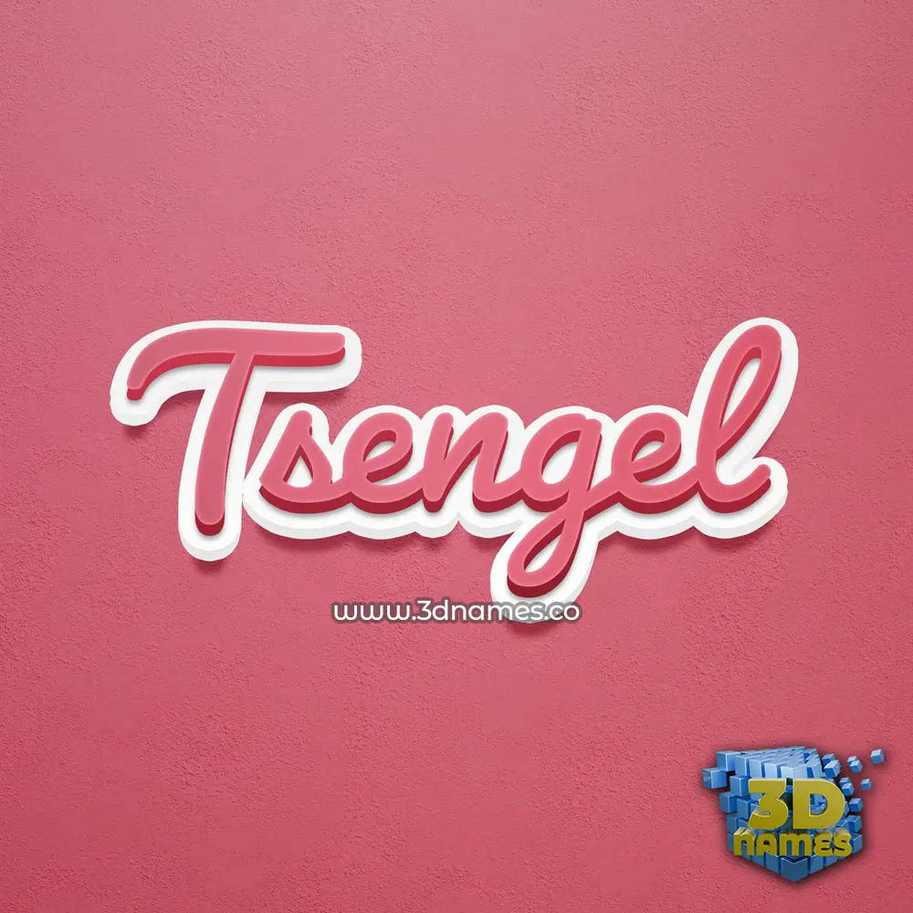 tsengel in Red Scribble style - 3D name wallpaper tsengel in Red Scribble style - 3D name wallpaper