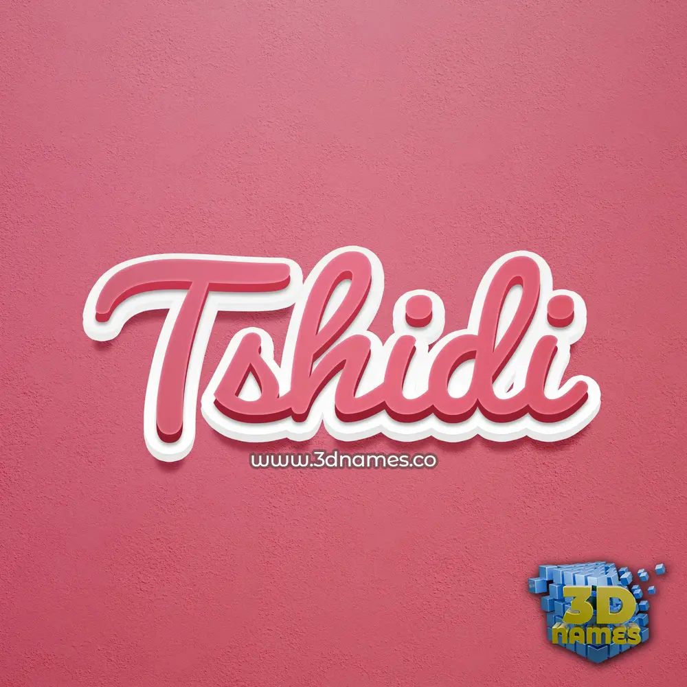 tshidi in Red Scribble style - 3D name wallpaper tshidi in Red Scribble style - 3D name wallpaper