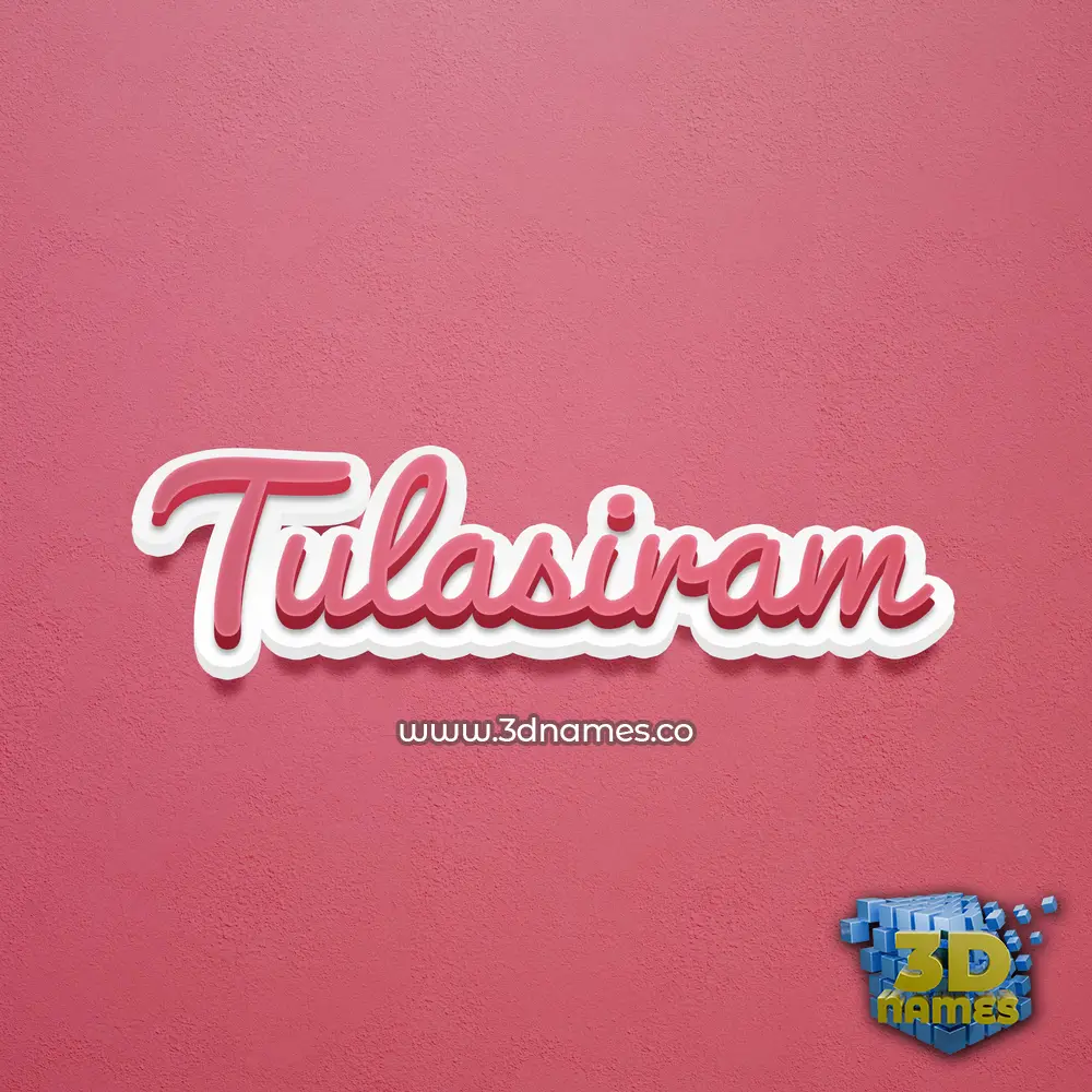 tulasiram in Red Scribble style - 3D name wallpaper tulasiram in Red Scribble style - 3D name wallpaper