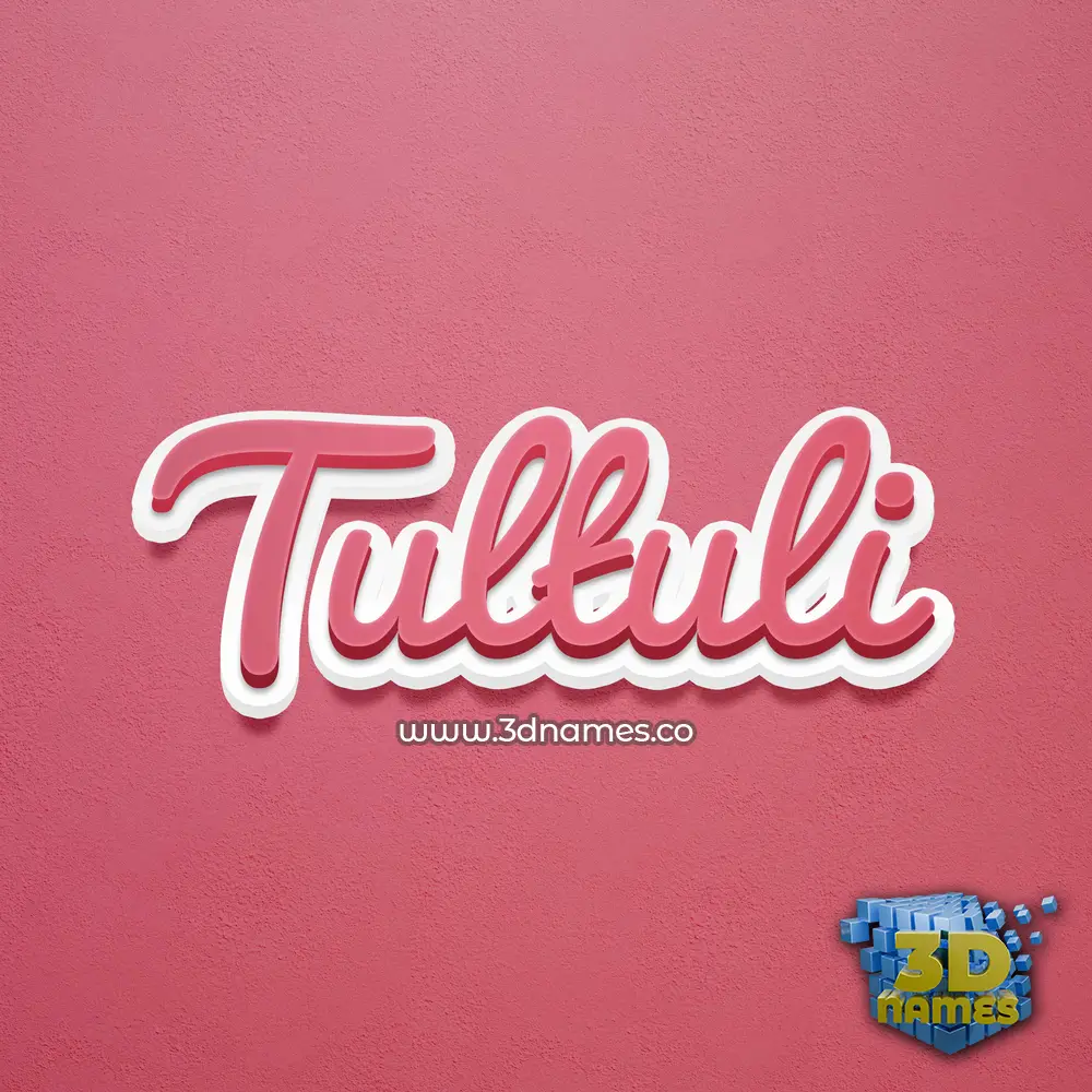 tultuli in Red Scribble style - 3D name wallpaper tultuli in Red Scribble style - 3D name wallpaper
