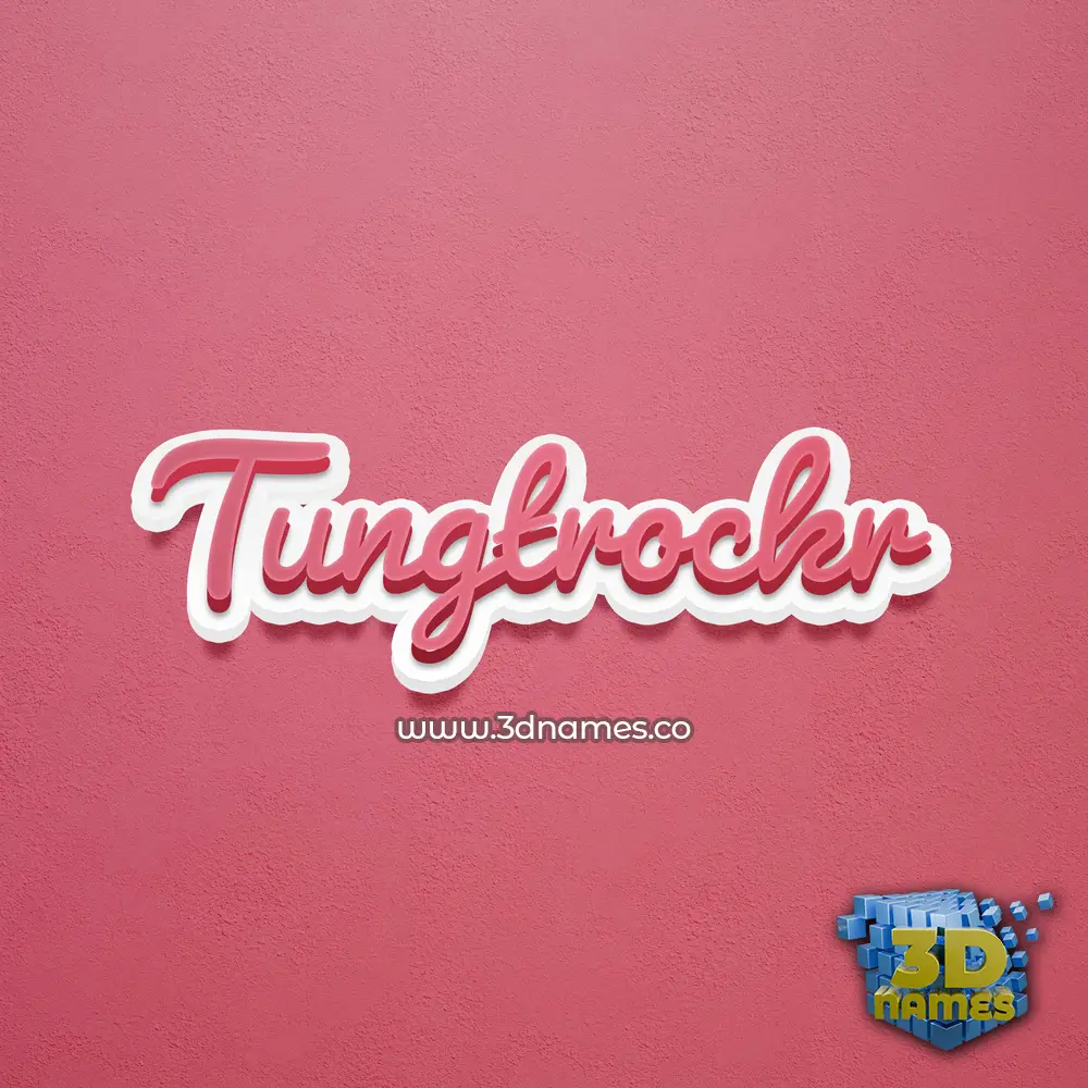 tungtrockr in Red Scribble style - 3D name wallpaper tungtrockr in Red Scribble style - 3D name wallpaper